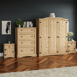 Union Rustic 4-tlg. Schlafzimmer-Set Doe & Bewertungen | Wayfair.de